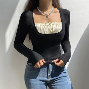 توب دانتيل اسود - Kyren Store