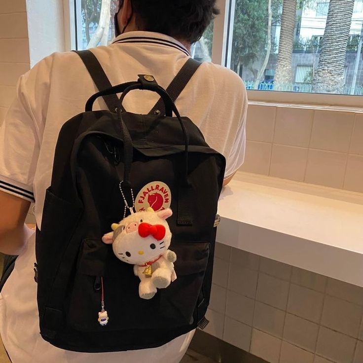 حقيبة كانكين حجم كبير أسود Kyren Store