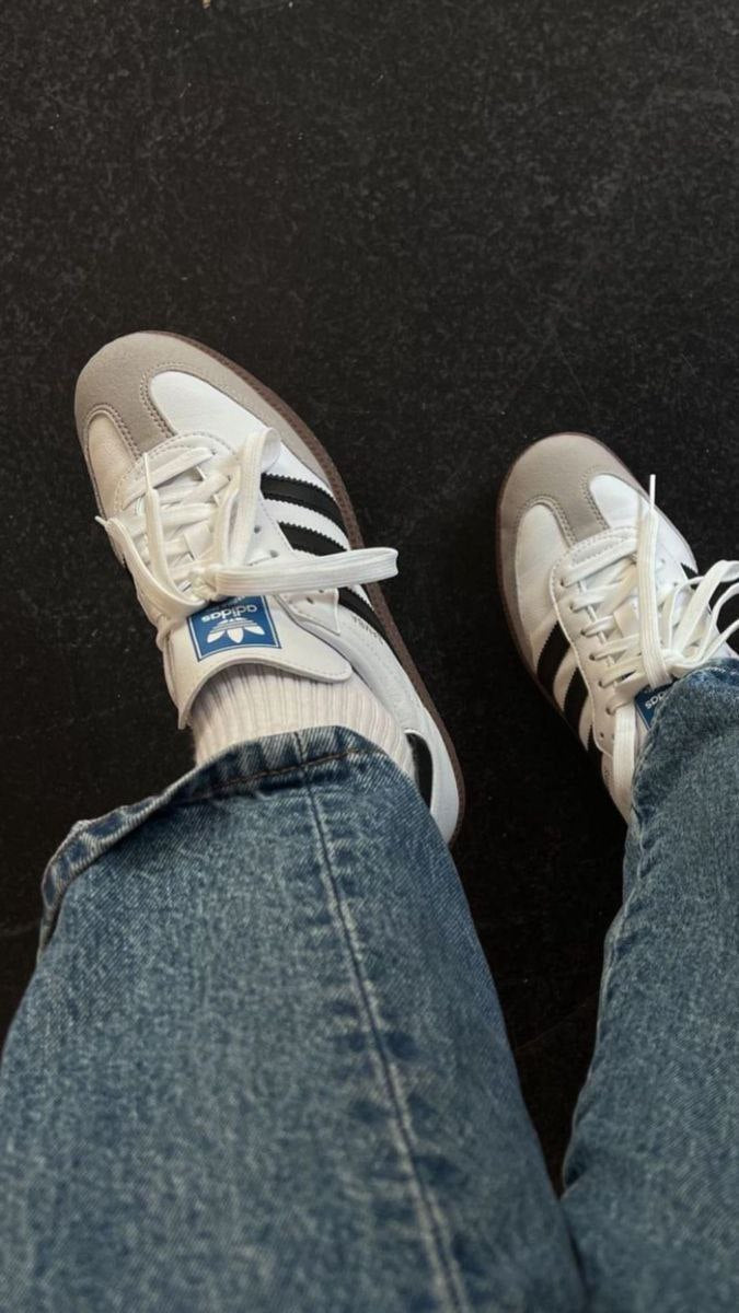 حذاء أديداس سامبا أبيض Kyren Store