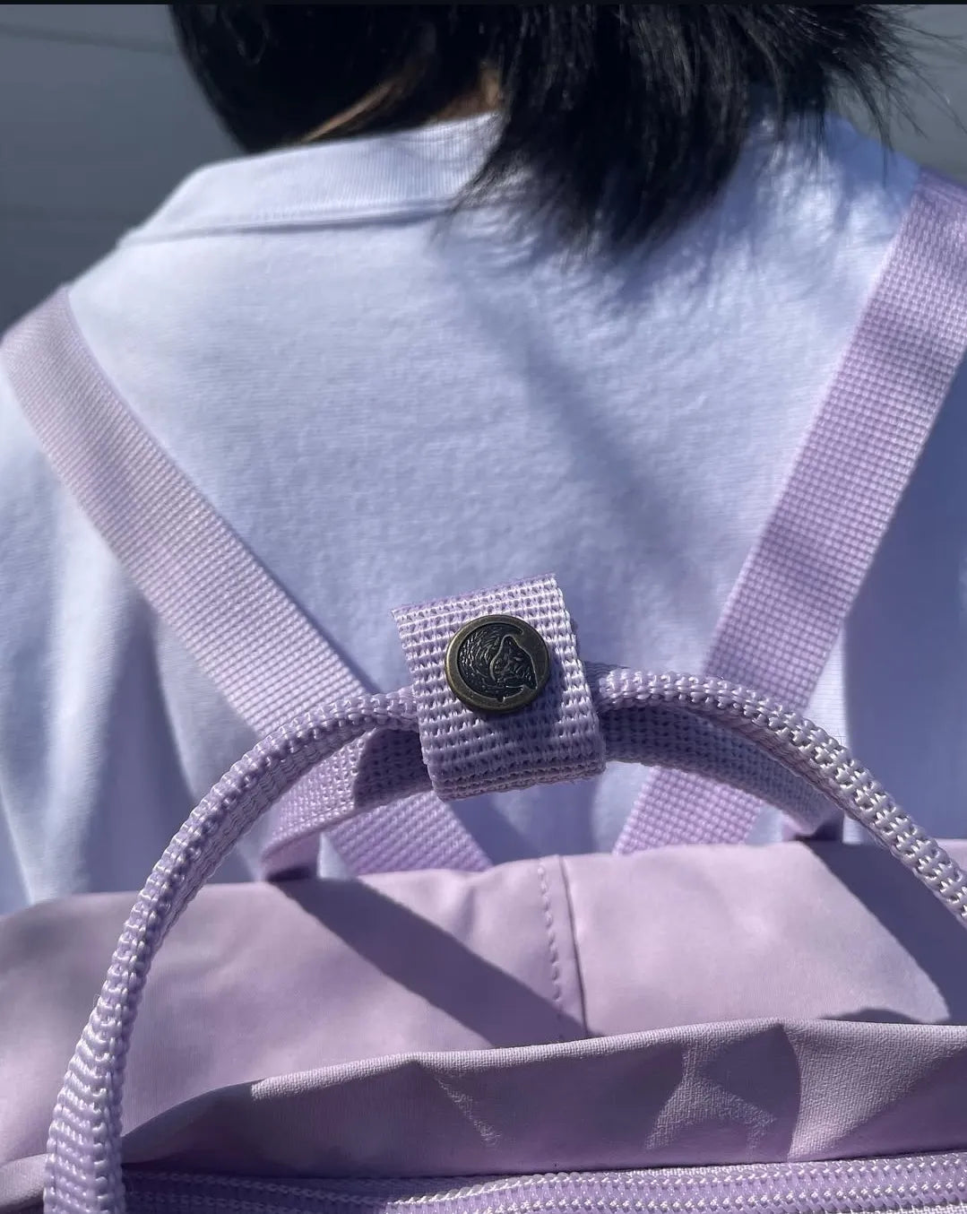 حقيبة كانكين حجم كبير لون بنفسجي فاتح