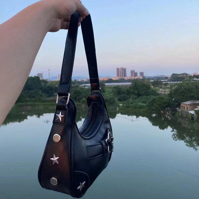 جنطة نجمة لون أسود