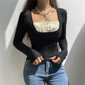 توب دانتيل اسود - Kyren Store 