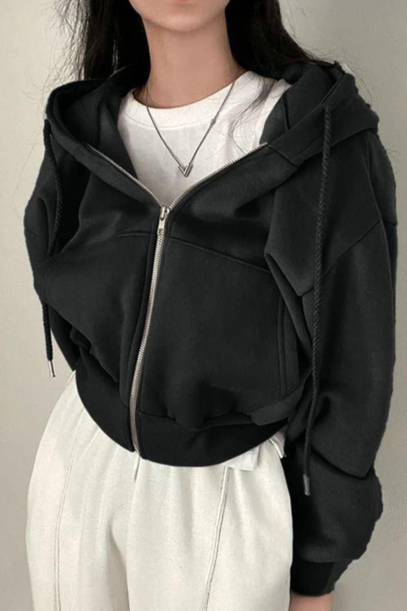 هوديات سحاب قصيرة