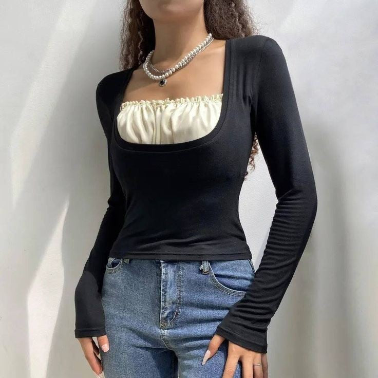 توب دانتيل اسود - Kyren Store 