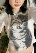 توب قطة تغمز | Winking Cat Top