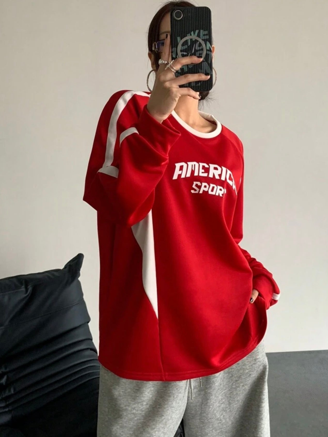 بدي اميركا سبورت احمر