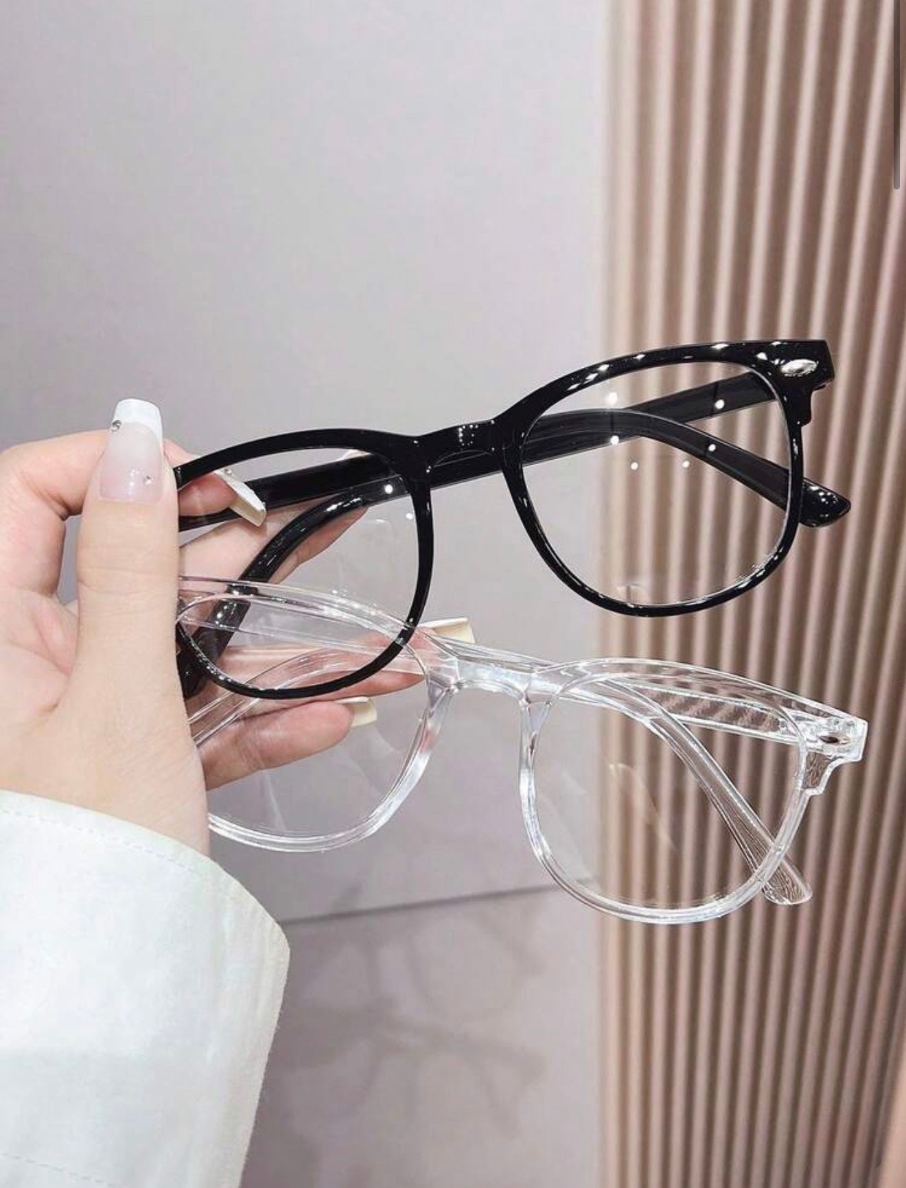 نظارة كوريه cat glasses (قطعتين)