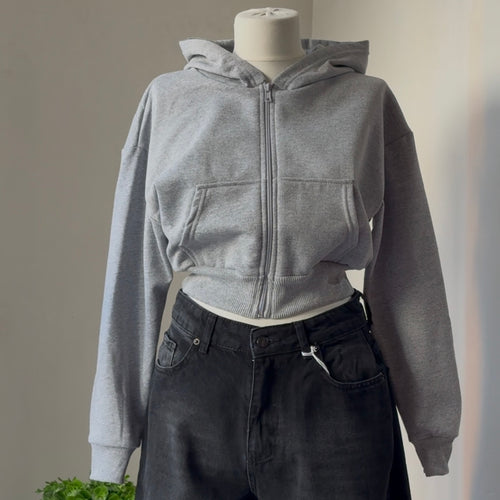 هودي رصاصي قصير - Kyren Store 