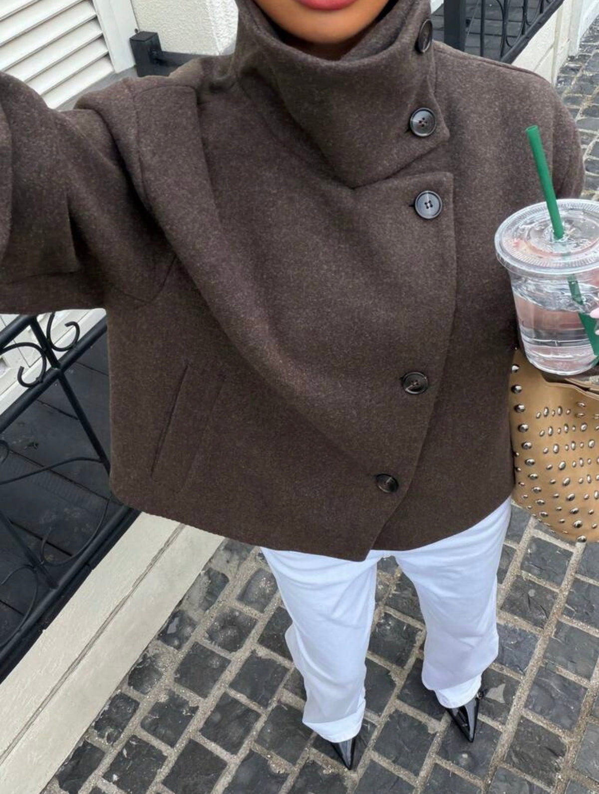 Pea Coat - Brown