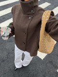 Pea Coat - Brown
