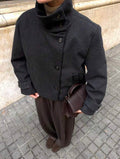 Pea Coat - Dark Grey