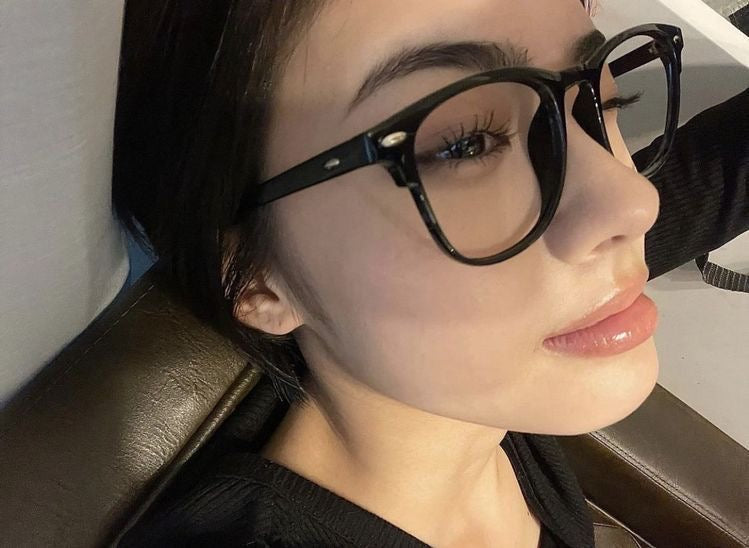 نظارة كوريه cat glasses
