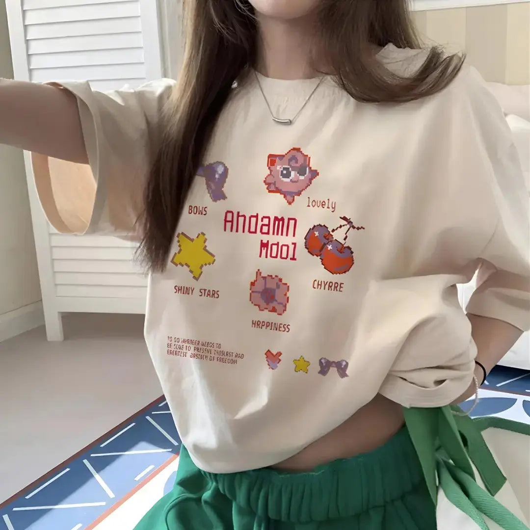 شيرت ستيكرات بيجي Kyren Store