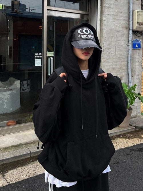 هودي أسود سادة Kyren Store