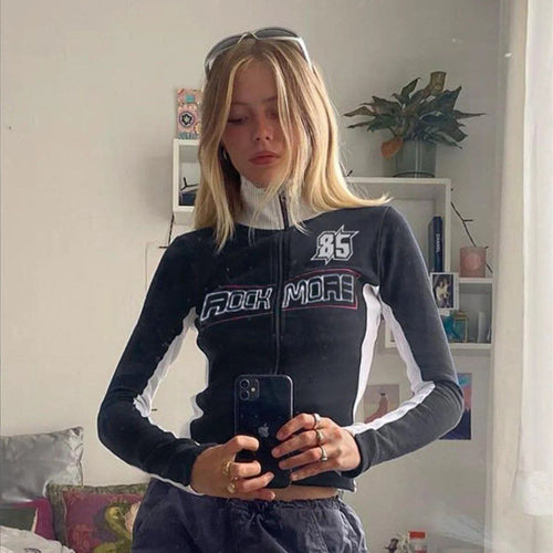 توب Rock more رياضي نيلي - Kyren Store 