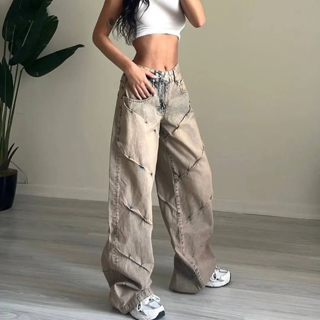 جينز بيجي صحراوي Kyren Store