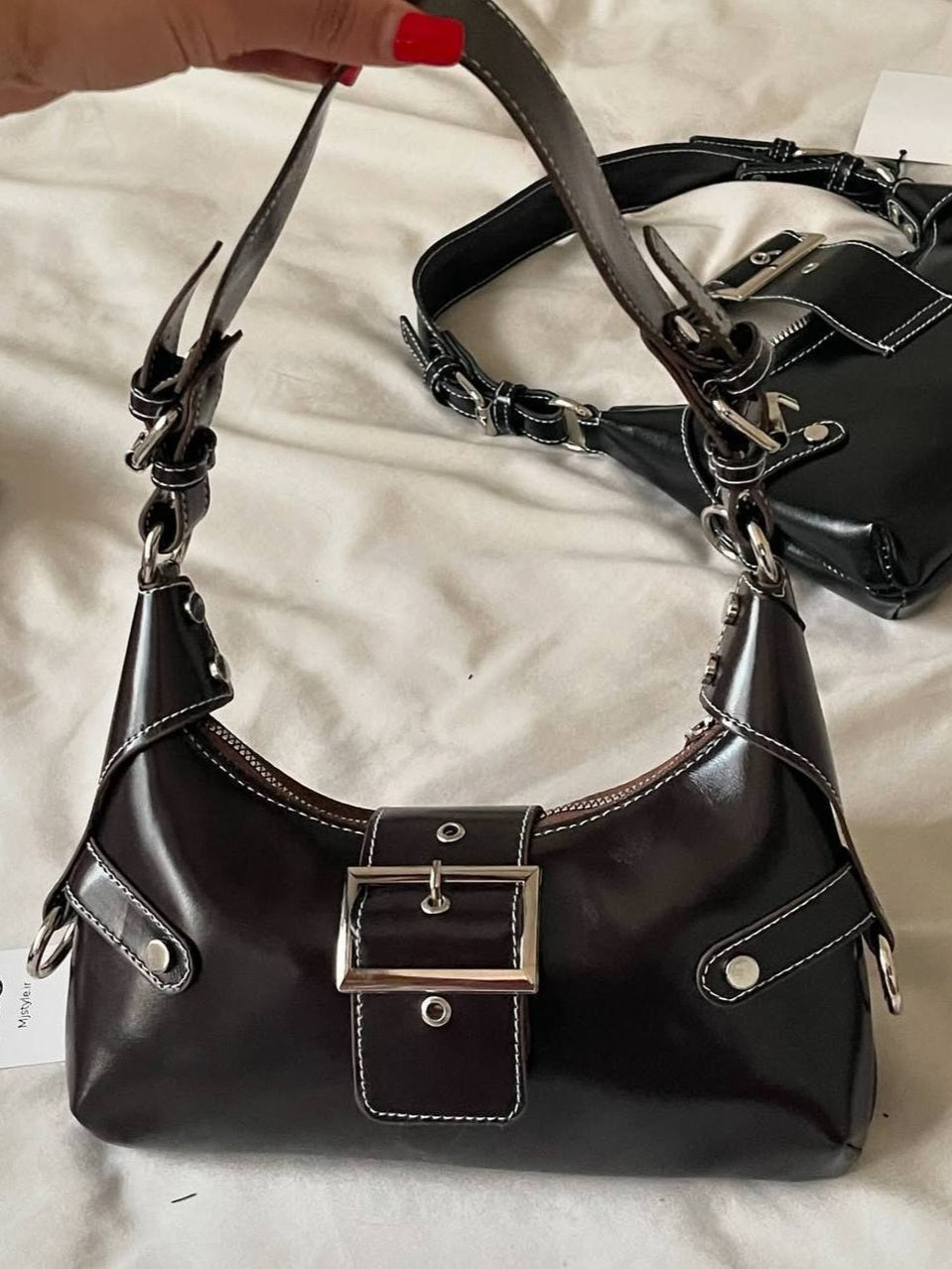 حقيبة كتف Y2K أسود Kyren Store