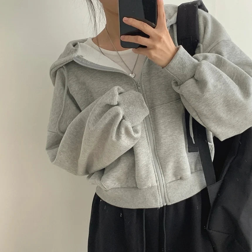 هودي رصاصي قصير - Kyren Store 
