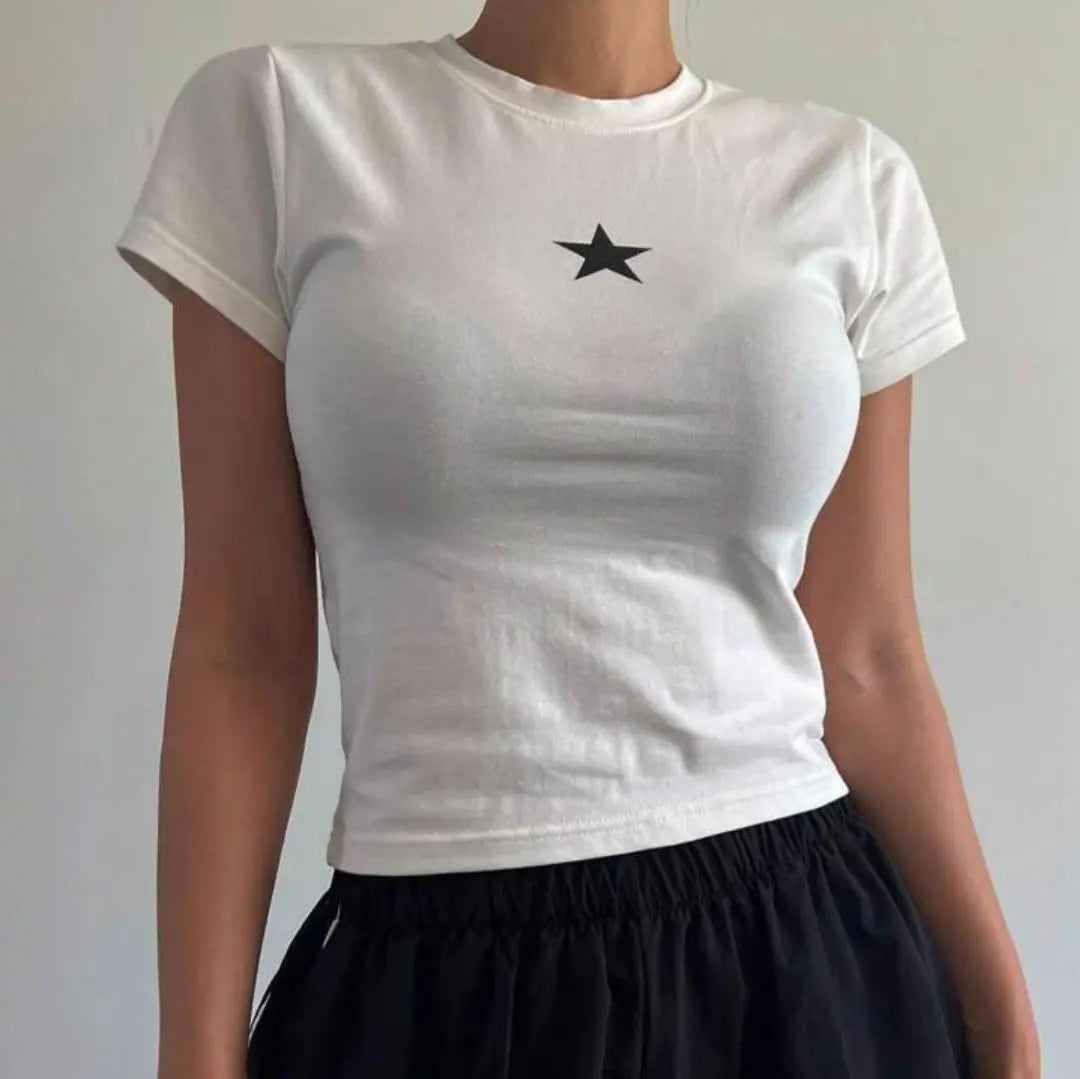 كروب توب نجمة ابيض Kyren Store