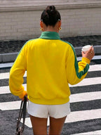 Brazilian zip-up cotton jacket