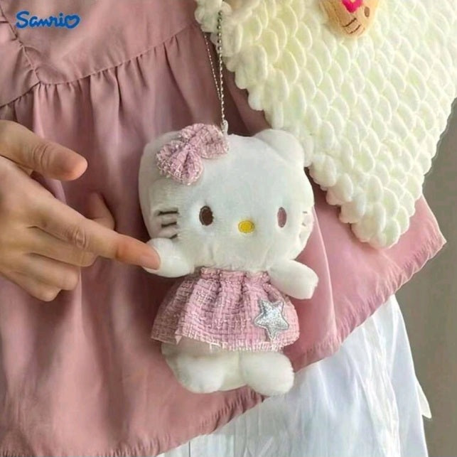 ميدالية هيلوكيتي وردي وأجنحة ملاك