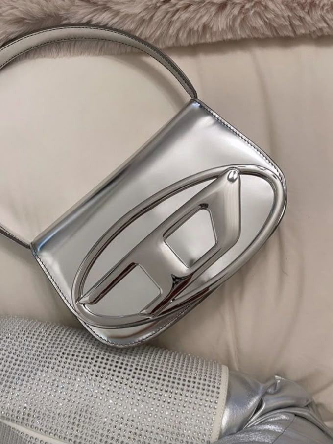 حقيبة Diesel سلفر (طبق الأصل) Kyren Store
