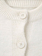 White wool cardigan