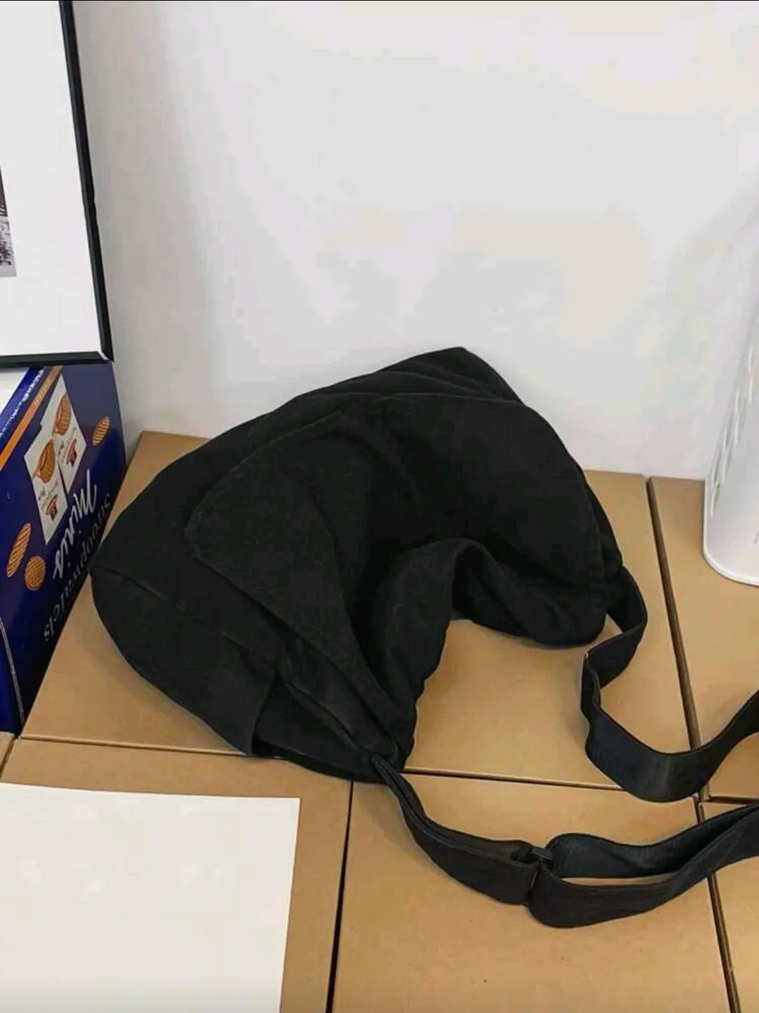 حقيبة كتف مدرسية - أسود