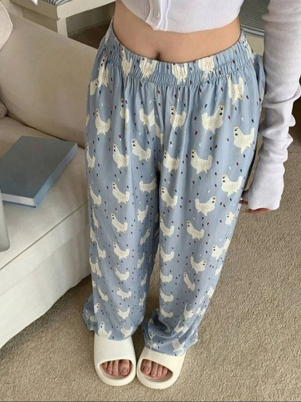 بيجاما دجاج سمائي - Kyren Store Pants